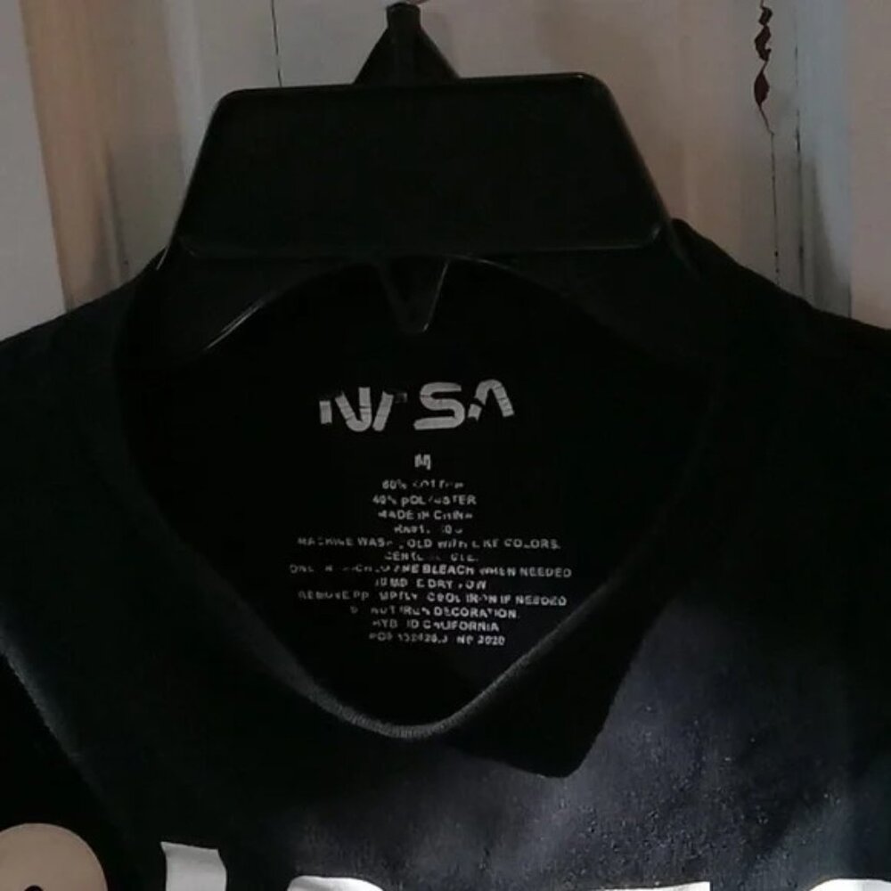 NASA Boy's Long Sleeve Black Shirt - Picture 4 of 4